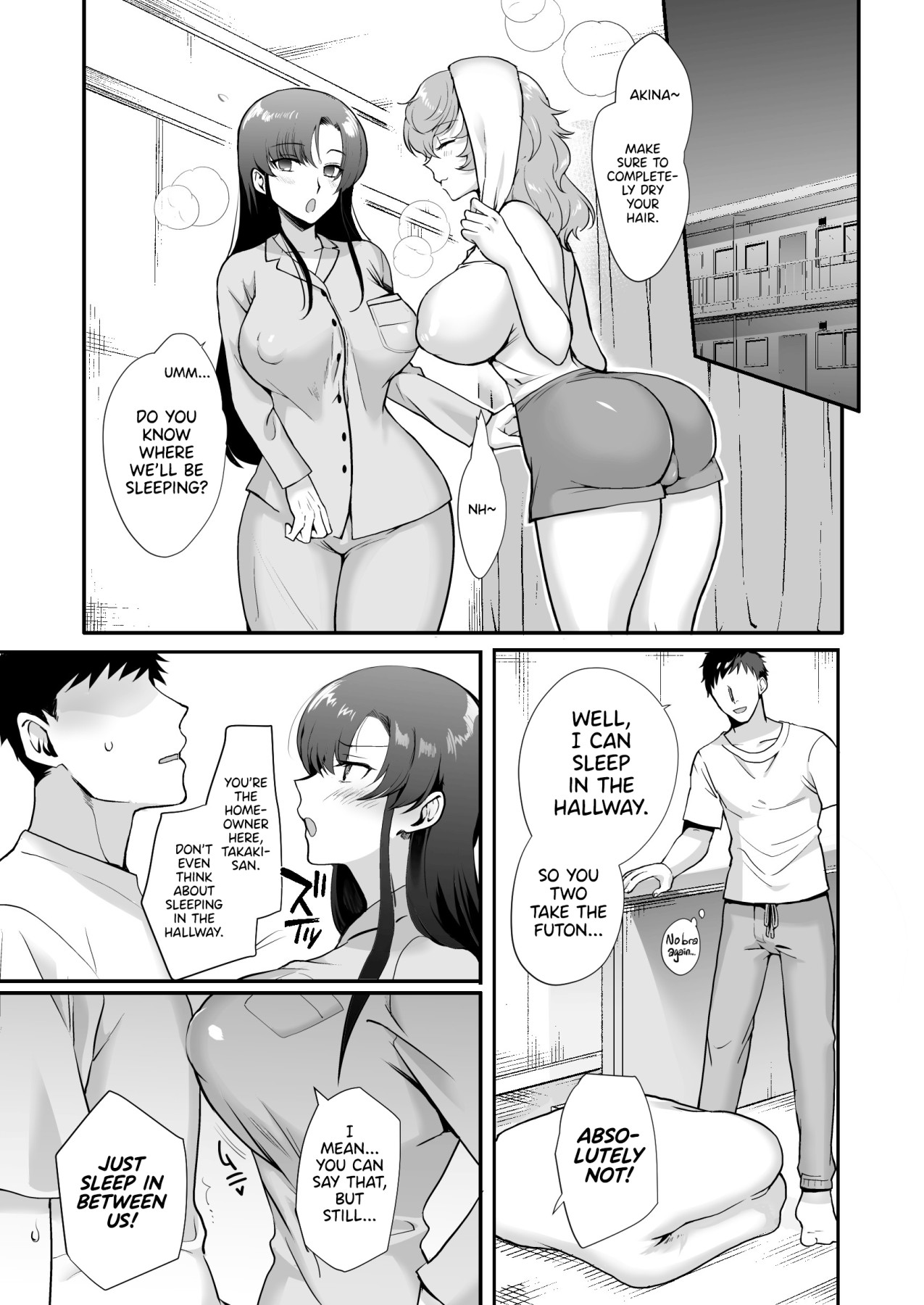 Hentai Manga Comic-My Roommates Are Way Too Lewd ~Living in a One-Room Apartment With Two Perverted Sisters~-Read-19